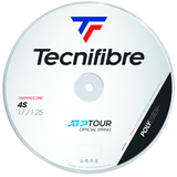 Tecnifibre 4S 17/1.25 Tennis String Reel (Black)