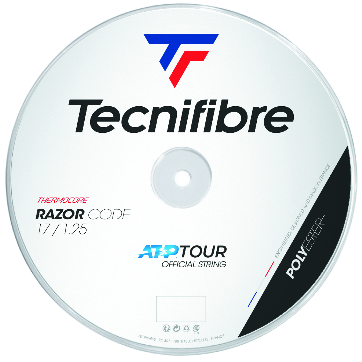 Tecnifibre Razor Code 17/1.25 Tennis String Reel (Blue) – RacquetGuys.ca