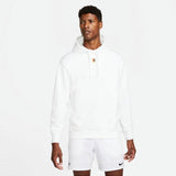 Nike Men's Fleece Heritage Tennis Hoodie (White)