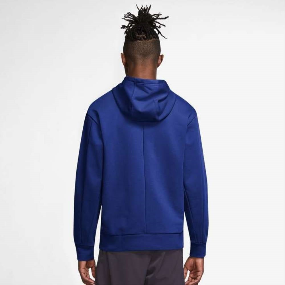 Nike Men's Fleece Heritage Tennis Hoodie (Blue) - RacquetGuys.ca