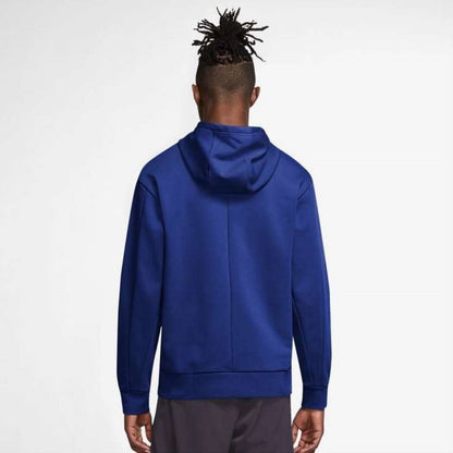 Nike Men's Fleece Heritage Tennis Hoodie (Blue) - RacquetGuys.ca