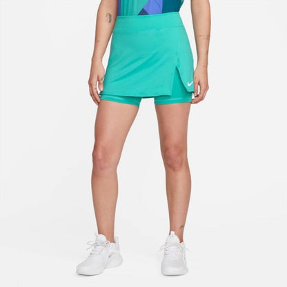 Nike Women's Dri-FIT Victory Skirt Stretch (Washed Teal/White) - RacquetGuys.ca