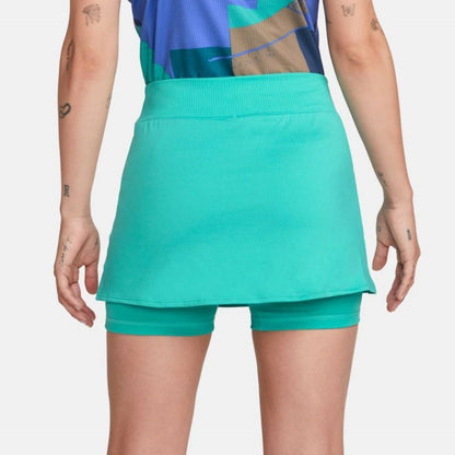Nike Women's Dri-FIT Victory Skirt Stretch (Washed Teal/White) - RacquetGuys.ca