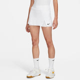 Nike Women's Dri-FIT Victory Skirt Stretch (White/Black) - RacquetGuys.ca