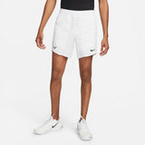 Nike Mens Rafa Dri-FIT Advantage 7-Inch Shorts (White/Black) - RacquetGuys.ca