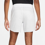 Nike Mens Rafa Dri-FIT Advantage 7-Inch Shorts (White/Black) - RacquetGuys.ca