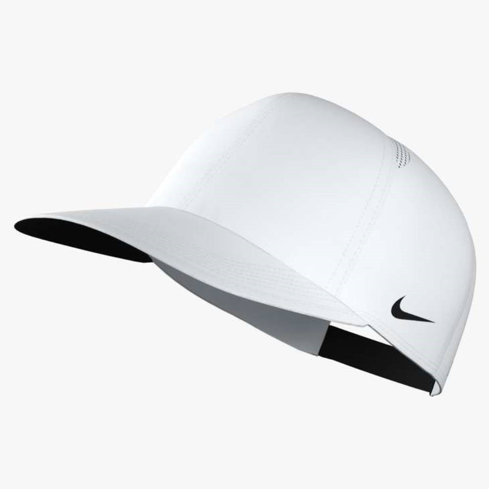 Nike Featherlight Cap (White/Black) - RacquetGuys.ca