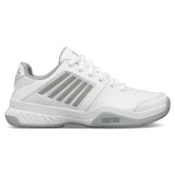 K-Swiss Court Express Women's Tennis Shoe (White/Silver) - RacquetGuys.ca