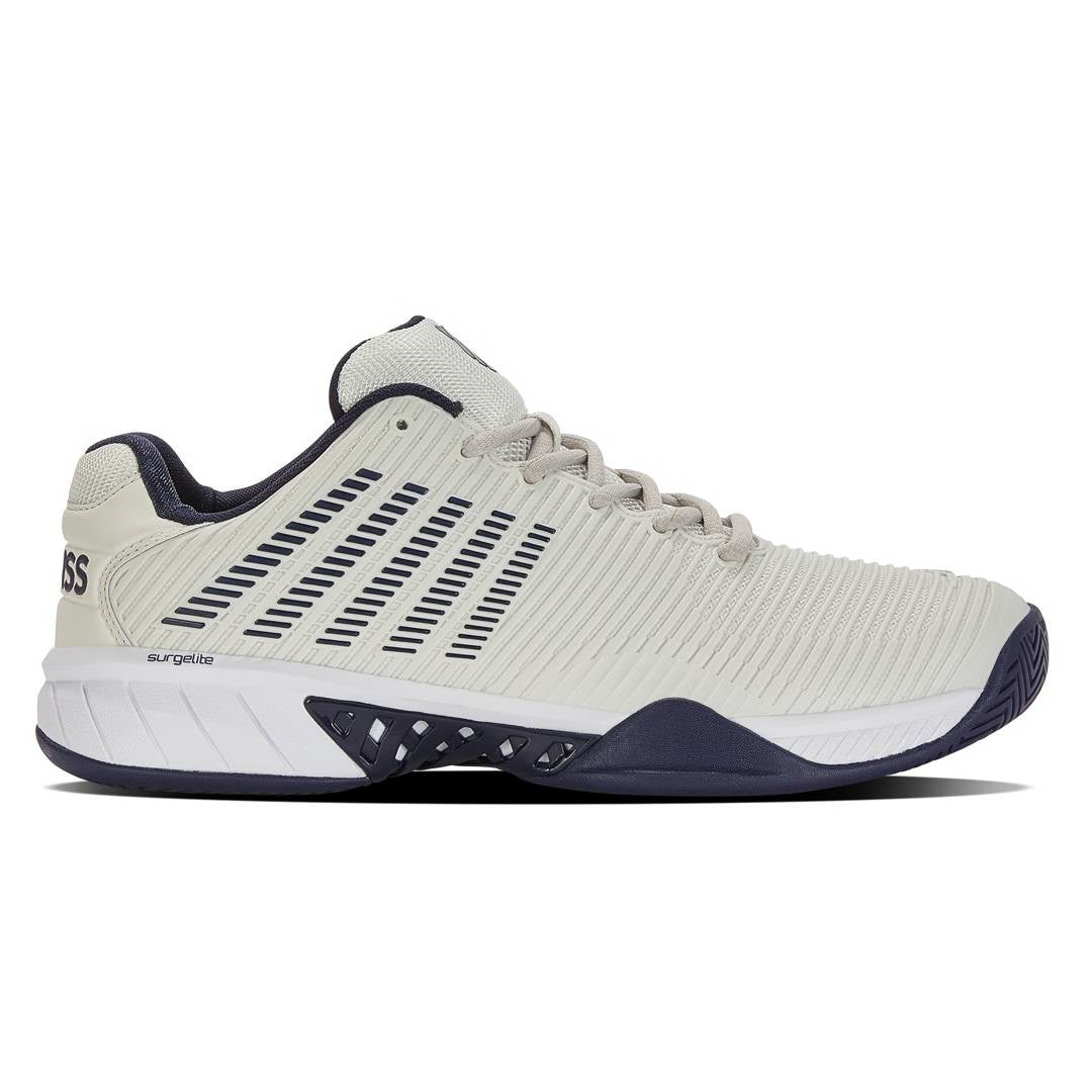 K-Swiss Hypercourt Express 2 Men's Tennis Shoe (Gray/White) - RacquetGuys.ca