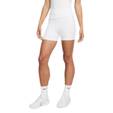 Nike Women's Dri-FIT Advantage High Rise 4-inch Short (White)