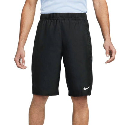 Nike Men's Court Dri-Fit Victory Short 11-inch (Black/White) - RacquetGuys.ca