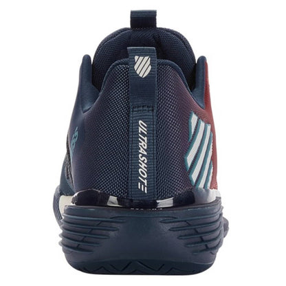 K-Swiss Ultrashot 3 Men's Tennis Shoe (Red/Blue) - RacquetGuys.ca