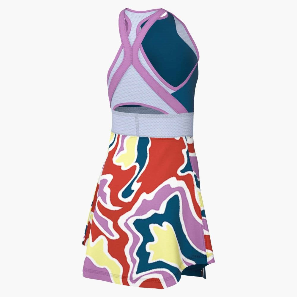 Nike Women's Dri-Fit Court Slam Melbourne Dress (Green Abyss/Grey/White) - RacquetGuys.ca