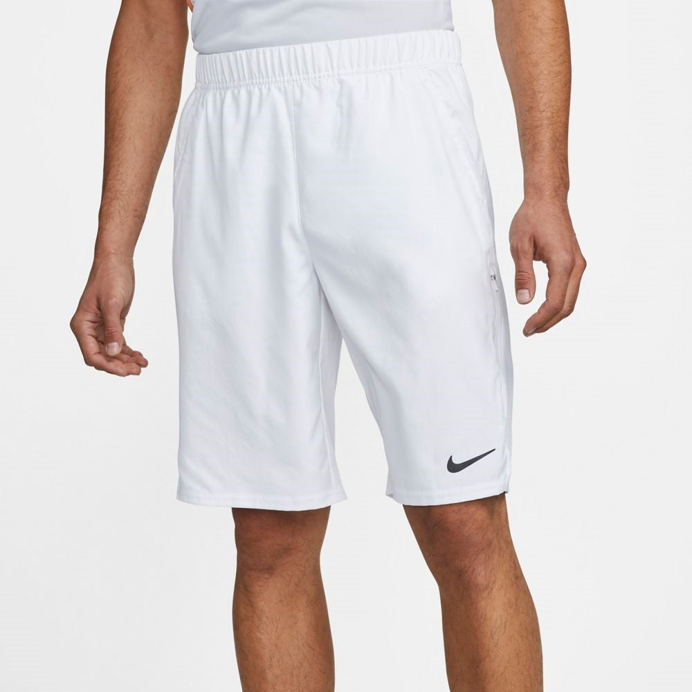 Nike Men's Court Dri-Fit Victory Short 11-inch (White/Black) - RacquetGuys.ca