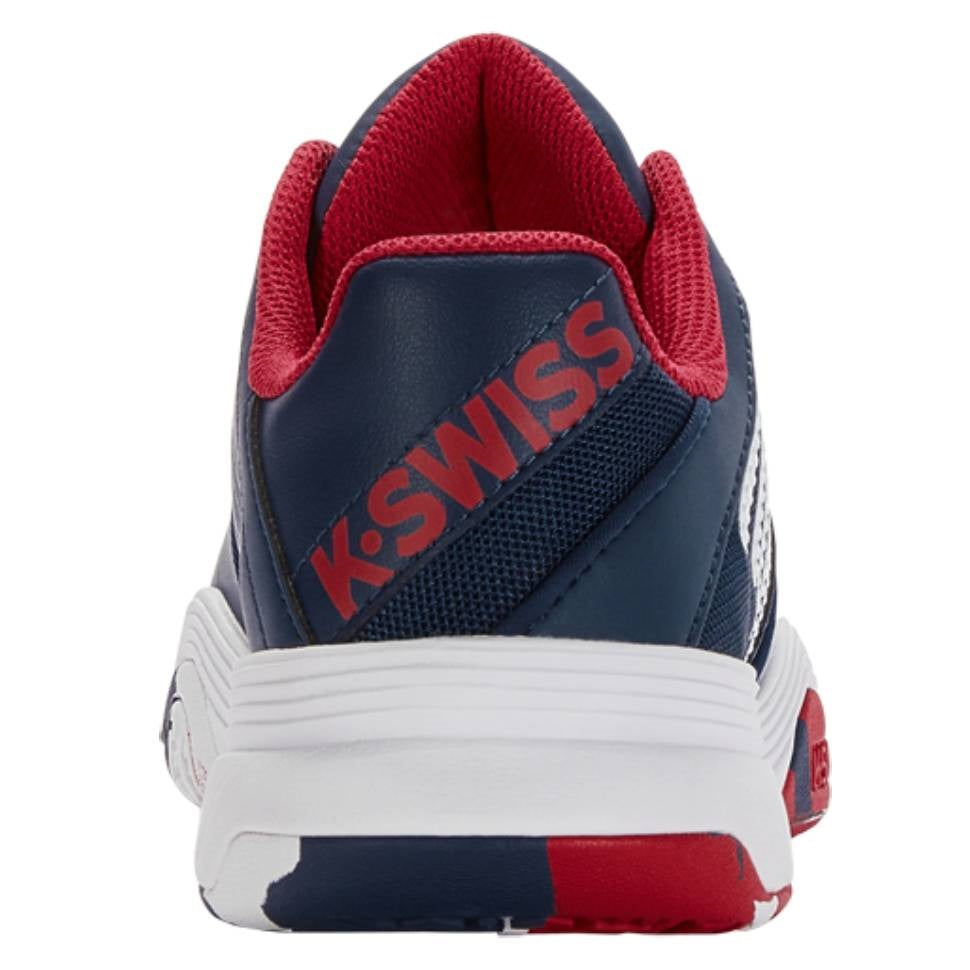 K-Swiss Court Express OMNI Junior Tennis Shoe (Blue/White) - RacquetGuys.ca