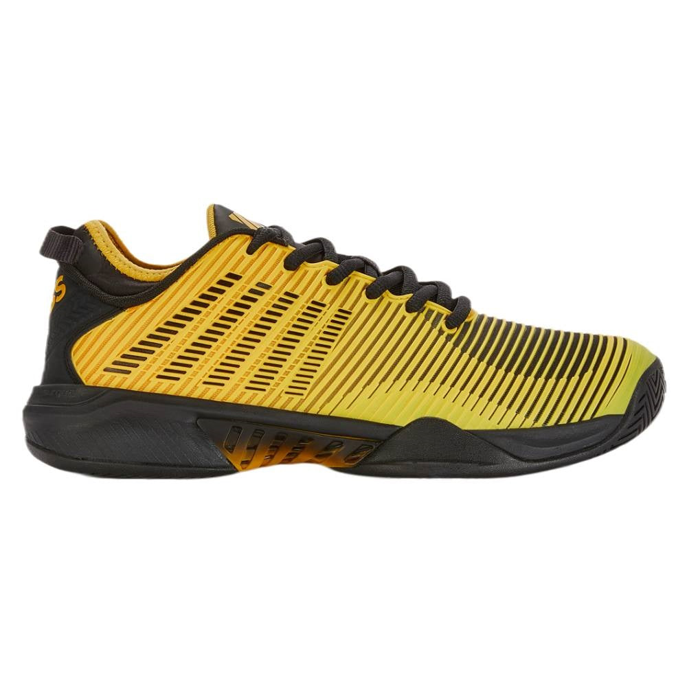 K-Swiss Hypercourt Supreme Men's Tennis Shoe (Yellow/Black) - RacquetGuys.ca
