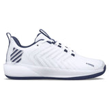 K-Swiss Ultrashot 3 Men's Tennis Shoe (White/Peacoat/Silver) - RacquetGuys.ca
