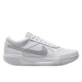 Nike Zoom Court Lite 3 Women's Tennis Shoe (White/Silver) - RacquetGuys.ca