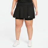 Nike Women's Dri-FIT Victory Flouncy Skirt (Black/White) - RacquetGuys.ca
