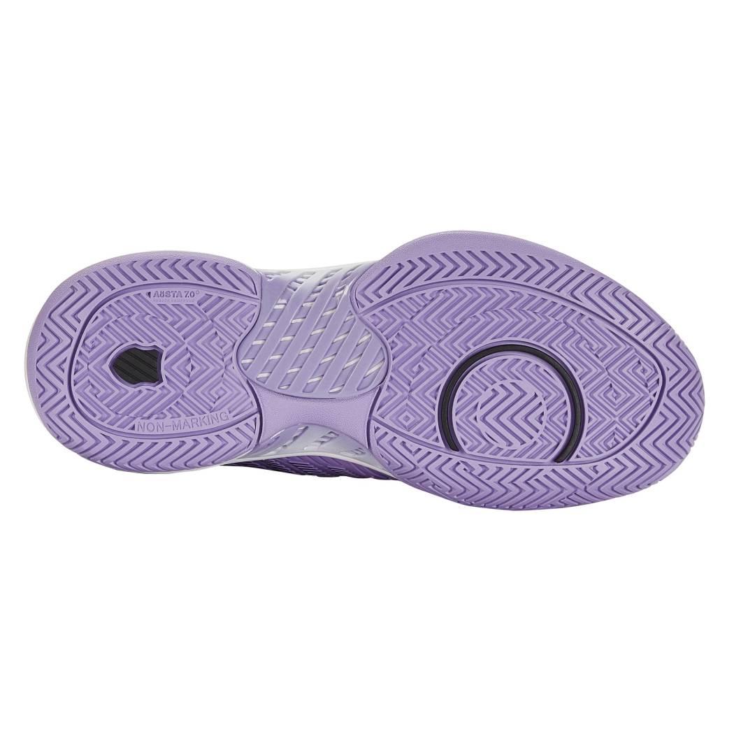 K-Swiss Hypercourt Supreme Women's Tennis Shoe (Purple/Black) - RacquetGuys.ca