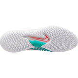 Nike React Vapor NXT Men's Tennis Shoe (White/Washed Teal/Habanero Red) - RacquetGuys.ca