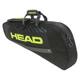 Head Base S 3 Racquet Bag Black/Yellow - RacquetGuys.ca