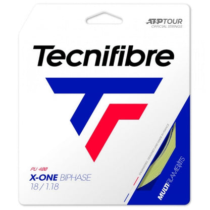 Tecnifibre X-One Biphase 18 Tennis String (Natural) - RacquetGuys.ca